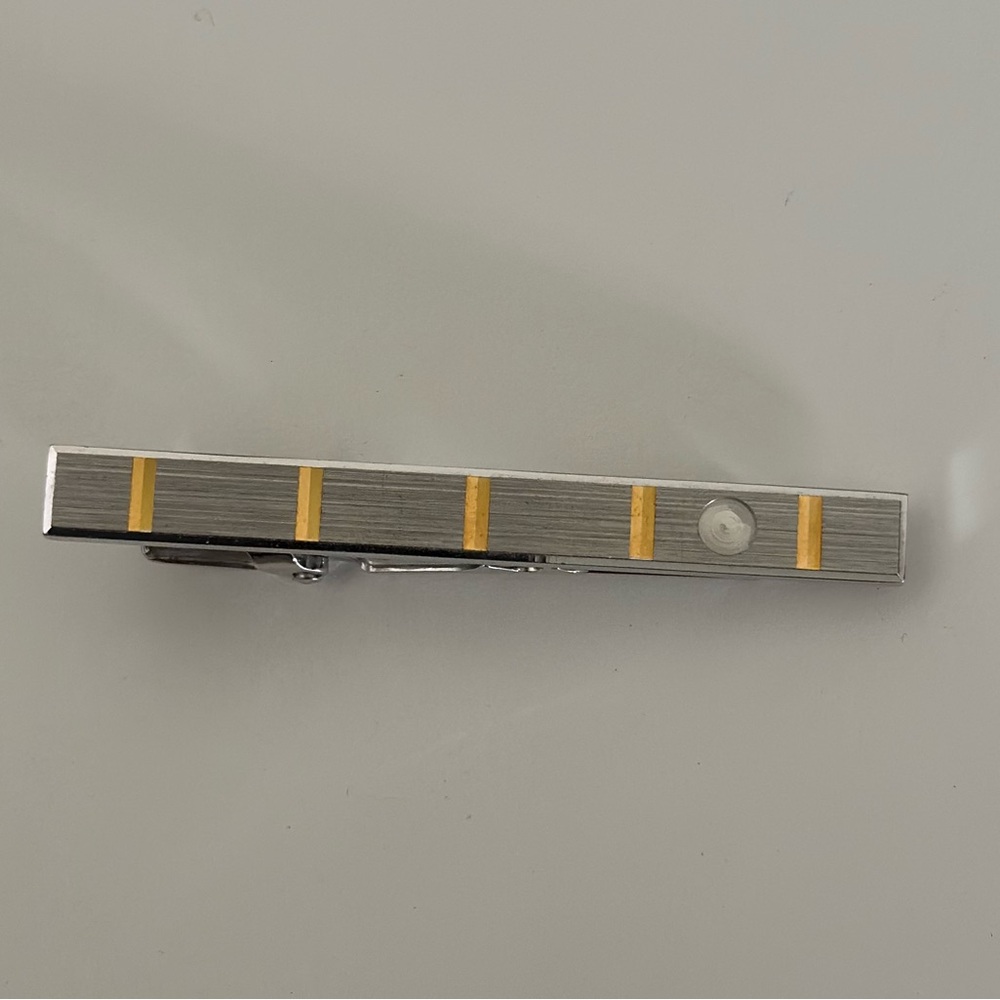 Dunhill Silver and Gold Tie Clip